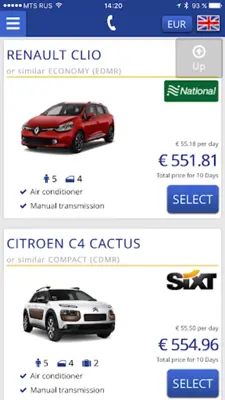 Bookingcar – car hire app android App screenshot 3