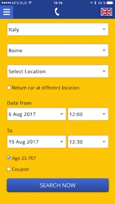 Bookingcar – car hire app android App screenshot 4